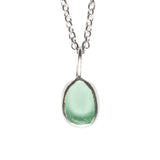 Green Sea Glass Necklace