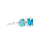 Blue Sea Glass - Size Q