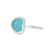 Blue Sea Glass - Size M
