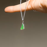 Green Sea Glass Necklace