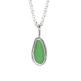 Green Sea Glass Necklace