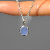 Purple/Blue Sea Glass Necklace