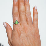 Green Sea Glass - Size P 1/2