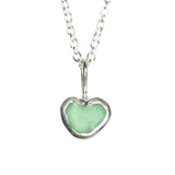 Sea Glass Heart Necklace