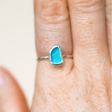 Blue Sea Glass - Size P