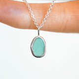 Green Sea Glass Necklace