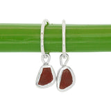Red Sea Glass Hoops