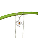 Sea Glass Flower Necklace