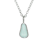 Light Blue Sea Glass Necklace