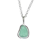 Green Sea Glass Necklace