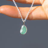 Green Sea Glass Necklace