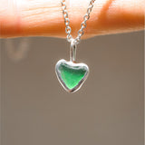 Green Sea Glass Necklace