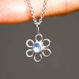 Sea Glass Flower Necklace
