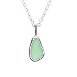 Green Sea Glass Necklace