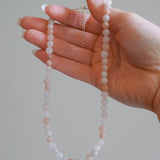 Aventurine Peach Beaded Necklace