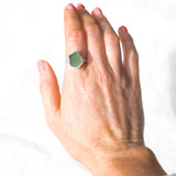 Green Sea Glass - Size Q