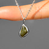 Green Sea Glass Necklace