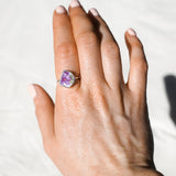 Purple Flower Ring - Size O