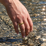 Molten Ring Band - Gold