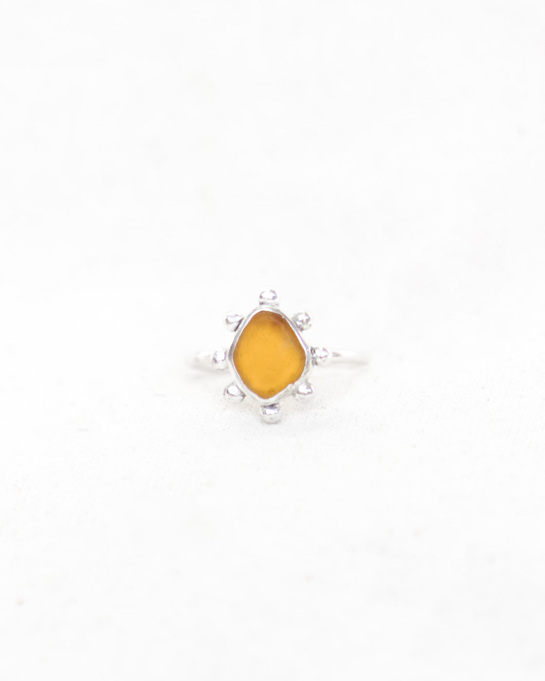 Yellow/Orange Sea Glass - Size N