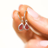 Red Sea Glass Hoops
