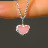 Sea Glass Heart Necklace