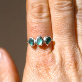 Green Sea Glass - Size Q