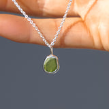 Green Sea Glass Necklace