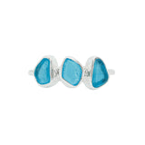 Blue Sea Glass - Size Q