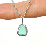 Green Sea Glass Necklace