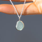Light Blue Sea Glass Necklace