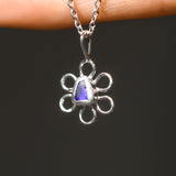 Sea Glass Flower Necklace