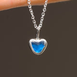 Sea Glass Heart Necklace