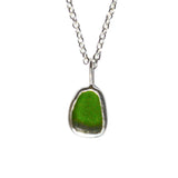 Green Sea Glass Necklace