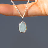 Light Blue Sea Glass Necklace