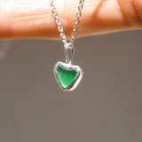 Green Sea Glass Necklace