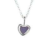 Sea Glass Heart Necklace