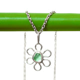 Sea Glass Flower Necklace