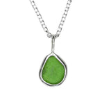 Green Sea Glass Necklace