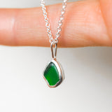 Green Sea Glass Necklace