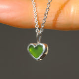 Sea Glass Heart Necklace