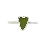 Green Sea Glass Heart - Size N