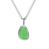 Green Sea Glass Necklace
