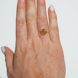 Amber Sea Glass - Size M