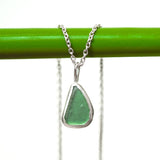 Green Sea Glass Necklace