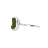 Green Sea Glass - Size R 1/2