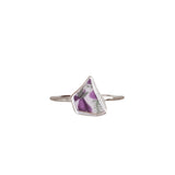 Purple Flower Ring - Size V