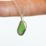 Green Sea Glass Necklace