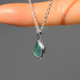 Green Sea Glass Necklace