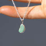 Green Sea Glass Necklace